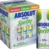 Outlet Absolut & Sprite mix 4-pack