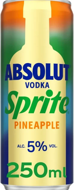 Best Absolut Vodka and Sprite Pineapple
