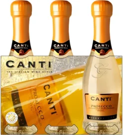 Discount Canti Prosecco 3x Baby Bottle Cadeauverpakking