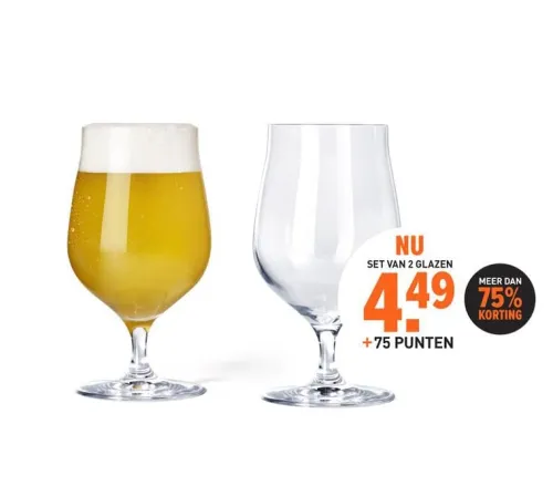 Online Chef & Sommelier Chef & Sommelier Bierglazen (37 CL) - Set van 2