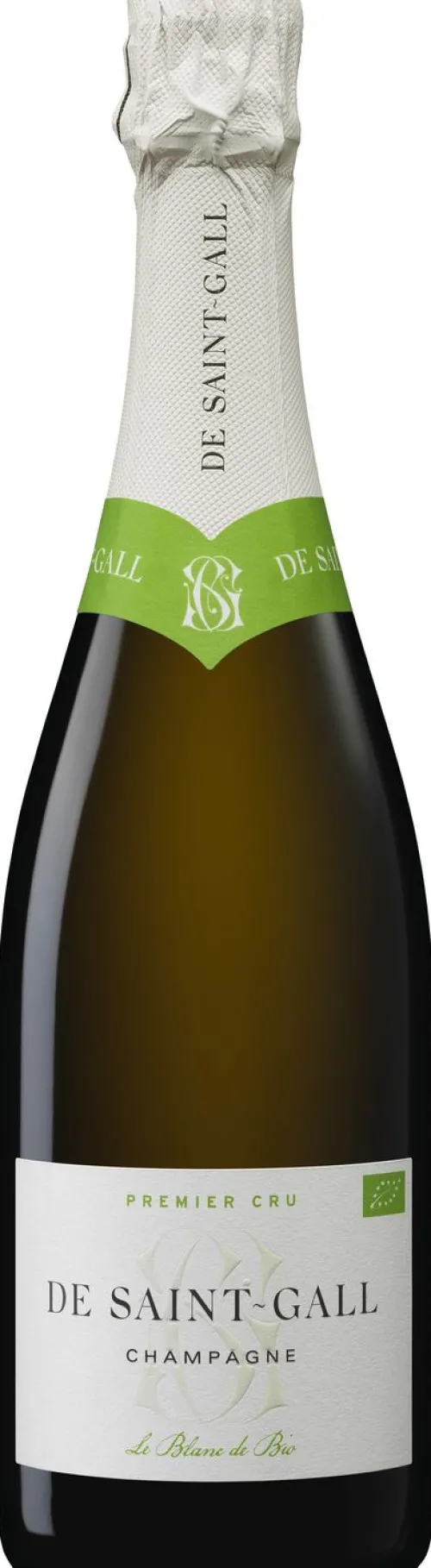Hot Champagne de Saint-Gall De Saint-Gall le Blanc de Bio Champagne