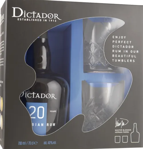 Discount Dictador Rum 20 Years Cadeauverpakking
