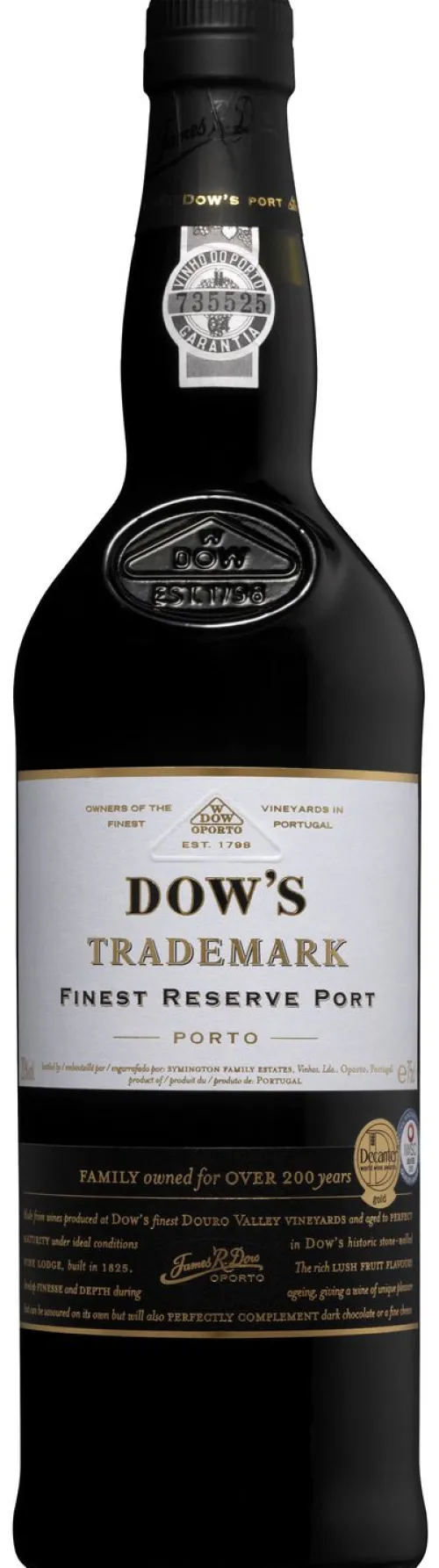 Discount Dow's Dow's Trademark Finest Reserve