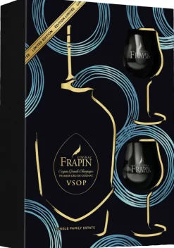 Online Frapin Cognac VSOP Cadeauverpakking met glazen