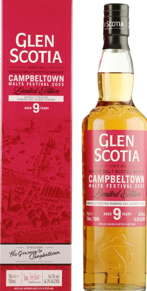 Outlet Glen Scotia GLEN SCOTIA 9YO Campbeltown Malts Festival 2025 C.Str.