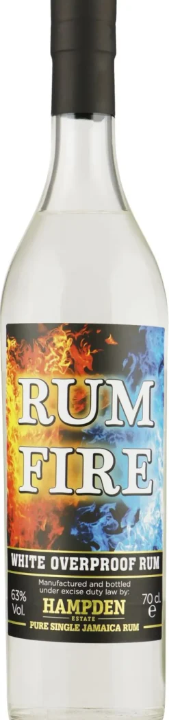 New Bacardi Hampden Estate Rum Fire White