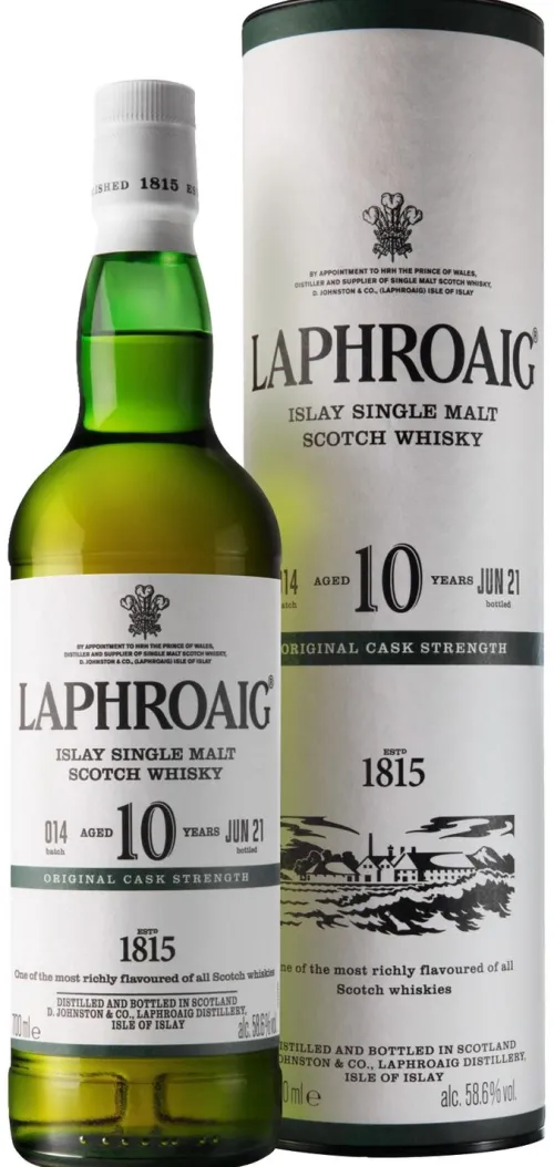 Best Bowmore Laphroaig 10 years Cask Strength