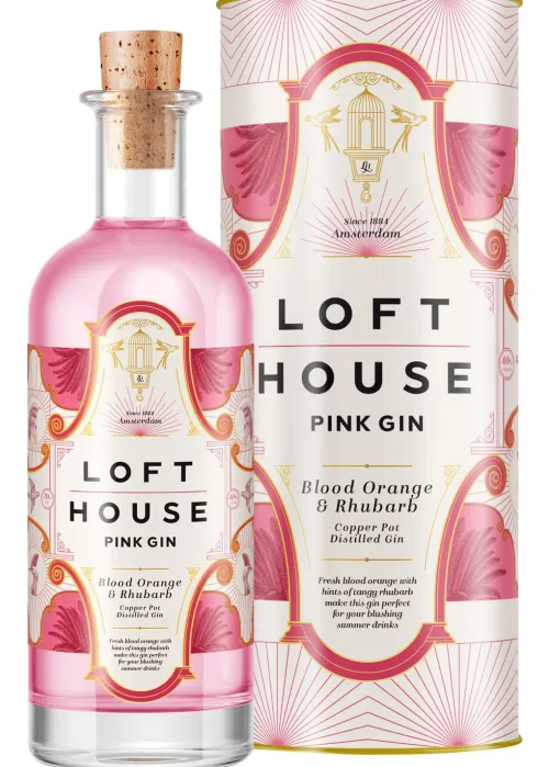 Discount Lofthouse Loft House Pink Gin Rhubarb & Bloodorange