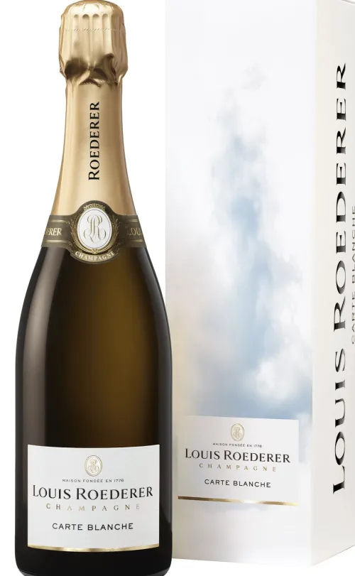 Clearance Champagne Louis Roederer Louis Roederer Carte Blanche Demi-Sec Cadeauverpakking