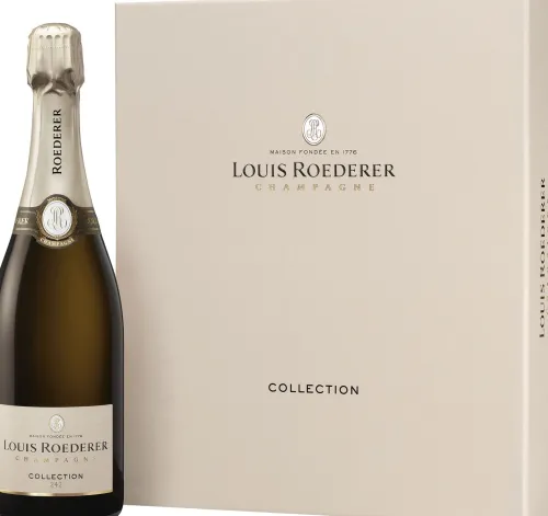 New Champagne Louis Roederer Louis Roederer Collection 245 Brut met 2 Flutes