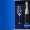 Online Pommery Brut Royal Cadeaupakket met 2 Flutes