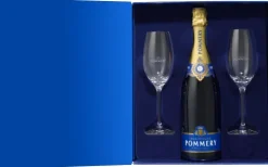 Online Pommery Brut Royal Cadeaupakket met 2 Flutes