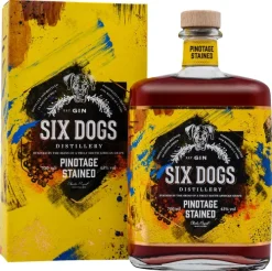 Outlet Six Dogs Gin Pinotage Stained