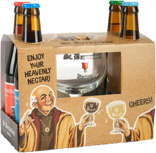 New St. Bernardus St. Bernardus Cadeaupakket met glas