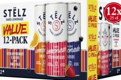 Hot Breezer STËLZ Hard Lemonade Strawberry Orange Cassis 12-pack