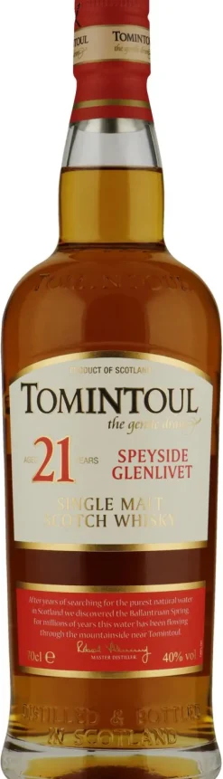 Outlet Tomintoul 21 years Speyside Malt