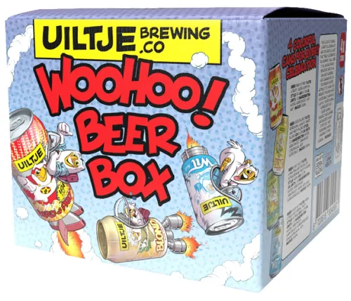 Online Uiltje Woohoo Beerbox Geschenkverpakking
