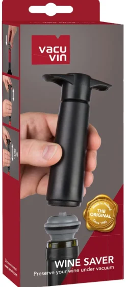 Outlet Vacu Vin Vacu Vin Wine Saver Zwart